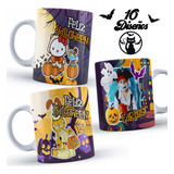 Plantillas Infantiles Halloween O Día De Muertos Para Tazas