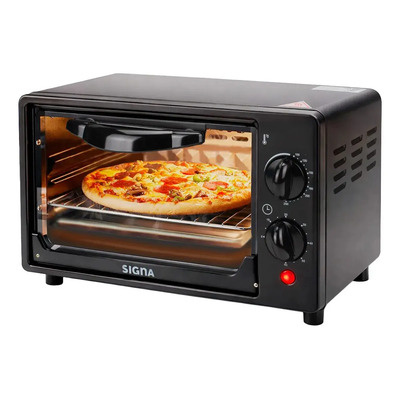 Horno Tostador Eléctrico De Mesa 7lt 110v Acero Inoxidable Multifuncional Negro | Envío gratis