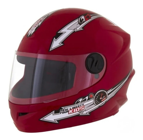 Capacete Moto Infantil Pro Tork Liberty For Kids 54 Fechado