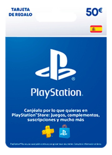 Tarjeta Psn 50 Euros España Codigo Original