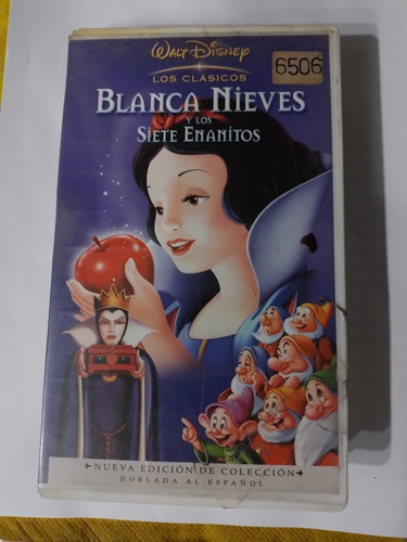 Película Original En Vhs Blancanieves Y Los 7 Enanitos