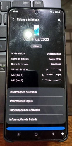 Samsung Galaxy S20plus Dual Sim Cloud Blue Super Novo Zero