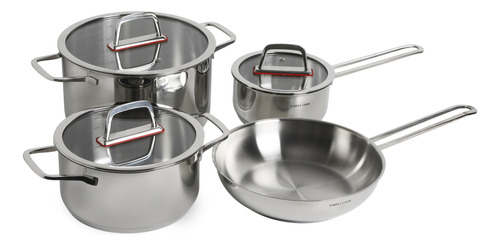 Bateria Simple Cook Burdeos 7pzs