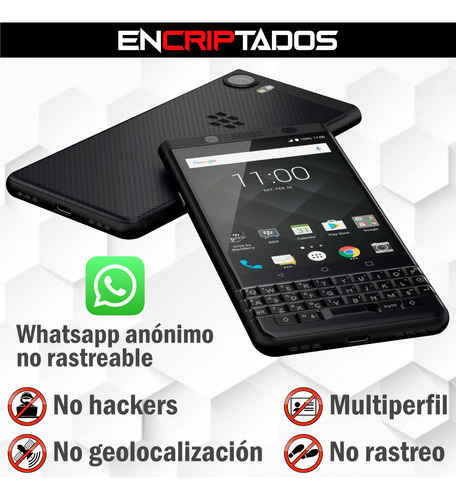 Celular Encriptado Blackberry Keyone Whatsapp No Rastreable