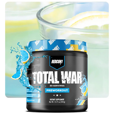 Pre Entreno Redcon1 Total War Polvo Sabor Blue Lemonade 441g 30 Porciones | MercadoLibre
