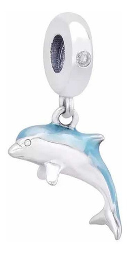 Charm Compatible Pulsera Pandor Delfin Regalo Amor Swarovsky