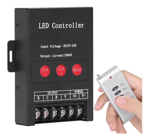Controlador Led Rgb Dc524v 360w, Tira De Luz De Color