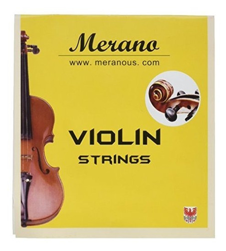 Juego De Cuerdas De Violín Merano 4/4 - 3/4 (g-d-a-e) +