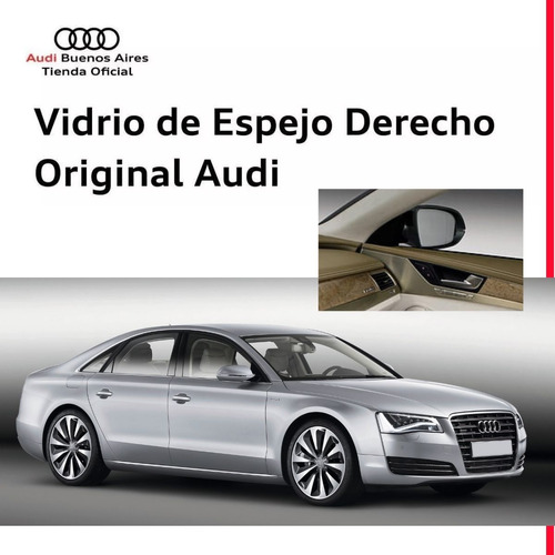 Vidrio De Espejo Derecho Audi A3, A4, A5, A6, A8 Y Q3 Audi Foto 8