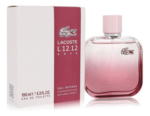 Perfume Lacoste Rose Eau Intense Edt 100ml Mujer Original