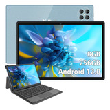 Tablet Android 12 8gb+256gb Ram 10.1'' Teclado Y Funda
