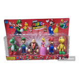 Juguetes Figura Super Mario Set Muñecos Mario Bross
