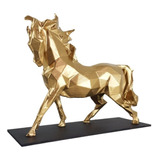 Estatua Miniatura Cavalo Luxo Decoracao Para Sala/escritório