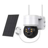 Camera Segurança Solar Wi-fi A Prova D'água Q6 360º Visão
