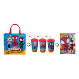 20 Kits Bolsa Dulcero + Vasos + Libro Para Colorear