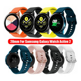 Correa De Reloj De Silicona Para Samsung Galaxy Watch Active