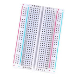 6 Prueba De Plástico Breadboard 400 Puntos