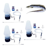 3 Kits Completos P/ Pesca Noturna De Peixe Espada 