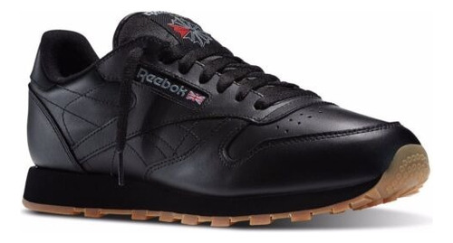 Tenis Reebok Leather Black Gum