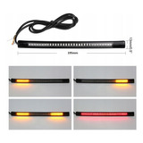 Stop Con Direccionales Integradas Cinta Led Flex Moto Carro