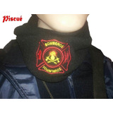 Cuello De Polar Bordado Bomberos !!!!