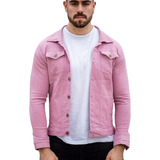 Campera Rosa Elastizada Hombre 