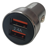 Cigarrera Adaptador Modulador Doble Puerto Automovil Usb 2.0