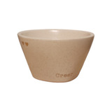 Compotera Bowl Jaspeado Y Letras Doradas 350 Ml