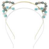 Diadema Beaupretty De Metal Con Forma De Orejas De Gato, 2 U