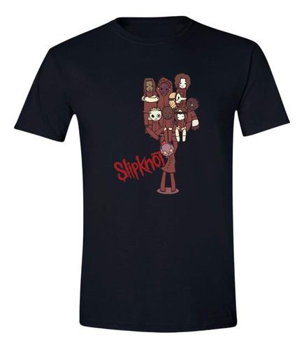 Playera Hombre Rock Slipknot Póster Máscaras 980n