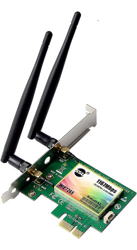 Tarjeta De Red Wifi 1200 Mbps Red Inalámbrica Pcie Bt4.0 Ac