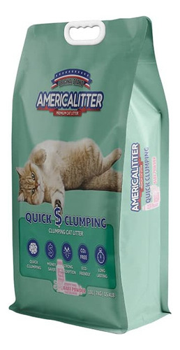 Arena Sanitaria Para Gato America Litter Quick Clumping 15kg