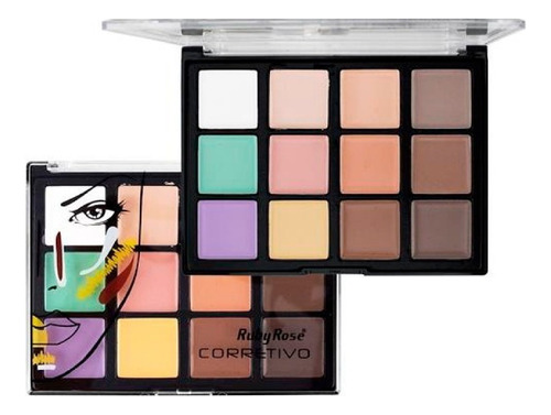 Paleta Correctiva Professional X12 Colores Corrector