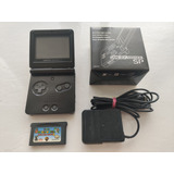 Nintendo Gba Sp Gameboy Advance Sp Negro Ags-001 + Mario W2