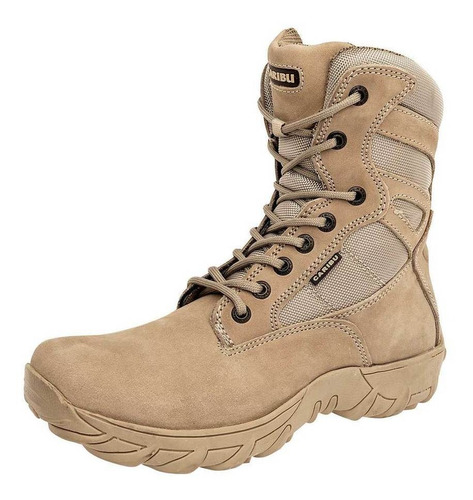 Bota Caribu 840 Hombre Talla 25 Al 29 Color Beig E1