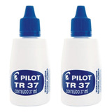 2 Tintas Refil Pincel Atomico Canetao Permanente Tr37 Pilot