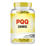 Pqq 20mg Poderoso Antienvelhecimento Com 120 Cápsulas Sabor Sem Sabor