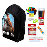 Super Combo Mochila + Utiles De Freefire #189