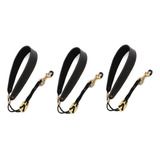 Alça De Pescoço Para Saxofone, Sax Acolchoado De Couro 3pcs