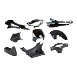 Kit Plasticos Brava Nevada 110 Tunning Negro