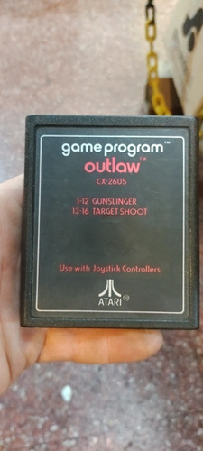 Juego Atari Outlaw Rojo