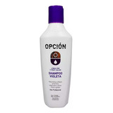 Shampoo Matizador Violeta Opción Cabello Rubio X225ml  