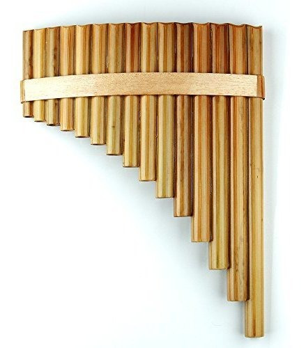 15 Tubos Zampoña Clave De Sol Chino Tradicional Instrumento