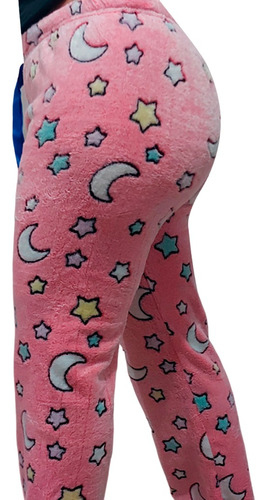 Pantalon Pijama Mujer Peluche Polar Soft