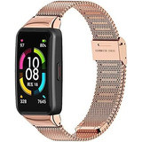 3chome Correa De Metal Para Honor Band 6 Smart Pulsera, Ban.