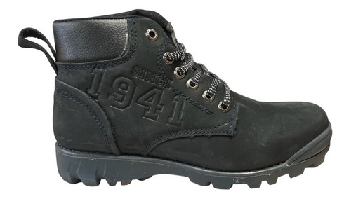 Bota Jeep Hombre De Piel Casual 1941nobkneg