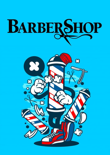 Placas Decorativas Quadrinho Mdf Barbershop