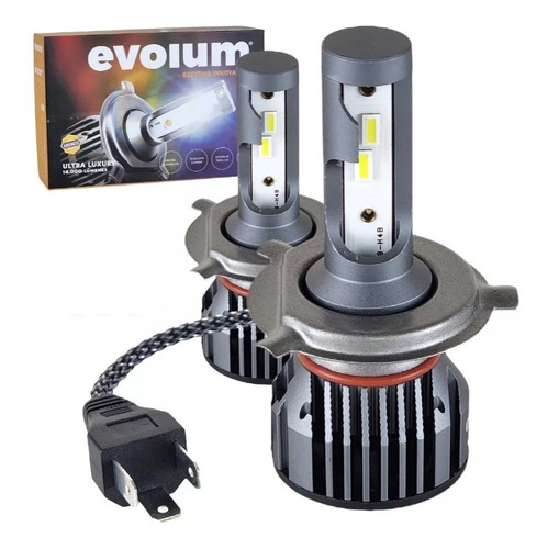 Kit Hiper Led Evolum Ultra Luxury 14mil Lumenes+regalo