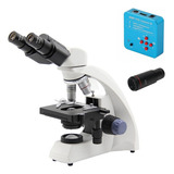 Microscópio Biológico Binocular Di-115b Câmera Hdmi 2k 48mp