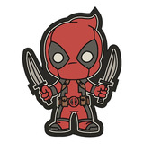 Lampara Velador Led 3d Deadpool